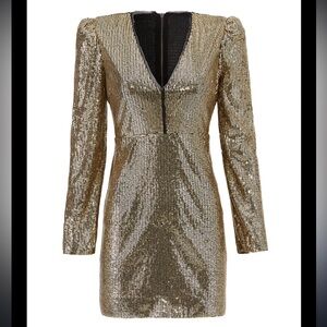 Sequin Gold Dress